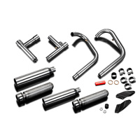 W650 W800 2019-2024 / Complete Systems 410mm Custom Silencers With Bull Nose END 304 Stainless Steel Product thumb image 7