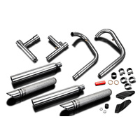 W650 W800 2019-2024 / Complete Systems 550mm Custom Silencers With Slash CUT END 304 Stainless Steel Product thumb image 7