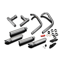 W650 W800 2019-2024 / Complete Systems 410mm Custom Silencers With Slash CUT END 304 Stainless Steel Product thumb image 7
