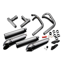 W650 W800 2019-2024 / Complete Systems 550mm Custom Silencers With Turn OUT END 304 Stainless Steel Product thumb image 7