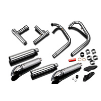 W650 W800 2019-2024 / Complete Systems 410mm Custom Silencers With Turn OUT END 304 Stainless Steel Product thumb image 7