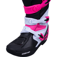 FOX Womens Comp Off Road Boots Black/Pink Product thumb image 8