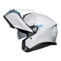 AGV Tourmodular Helmet Frequency Light Grey/Blue Product thumb image 9