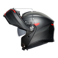 AGV Tourmodular Helmet Frequency Matt Gunmetal/Red Product thumb image 9