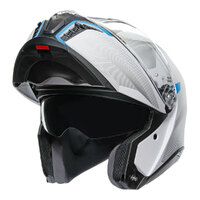 AGV Tourmodular Helmet Frequency Light Grey/Blue Product thumb image 10