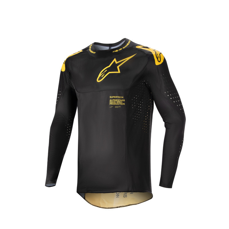 Powersports Jerseys ALPINESTAS SUPETECH WAD JESEY, BLACK/YELLOW