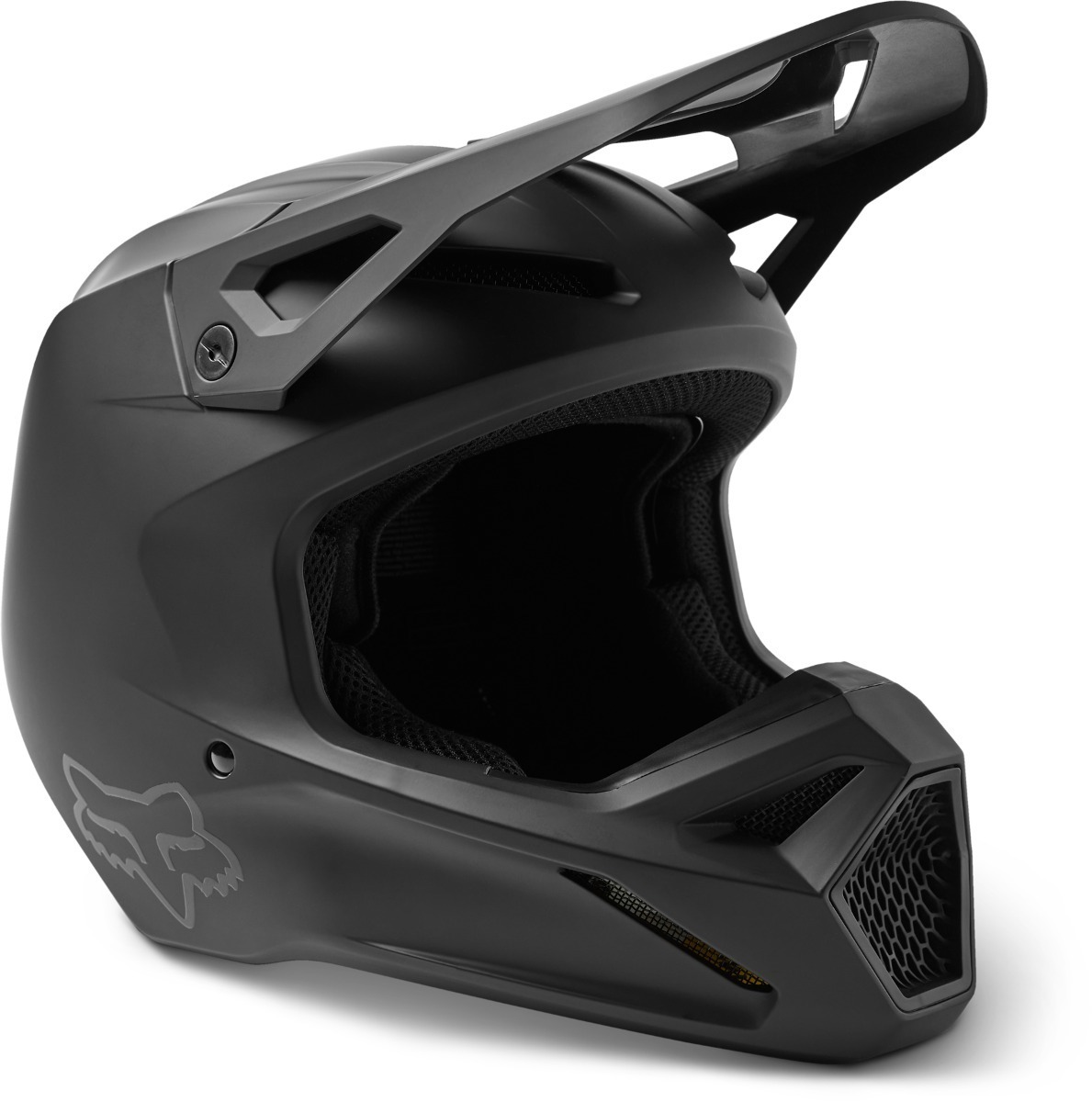 FOX 2023 Youth V1 Off Road Helmet MT BLK