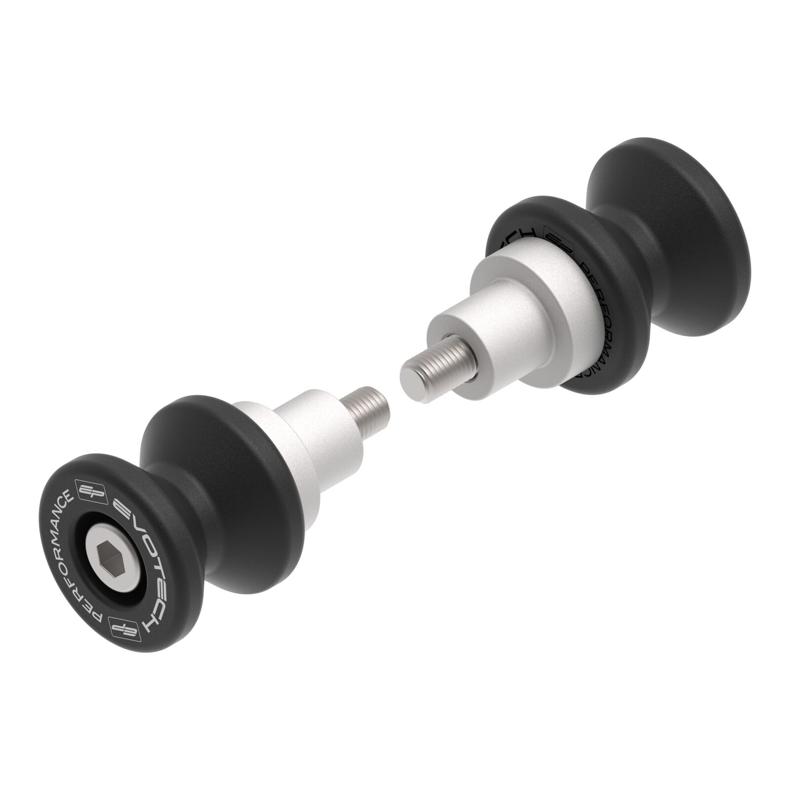 Evotech Paddock Stand Bobbins - Triumph Street Triple (2013-2016) Applies to Triumph. (For the years & models refer to description) Product main image