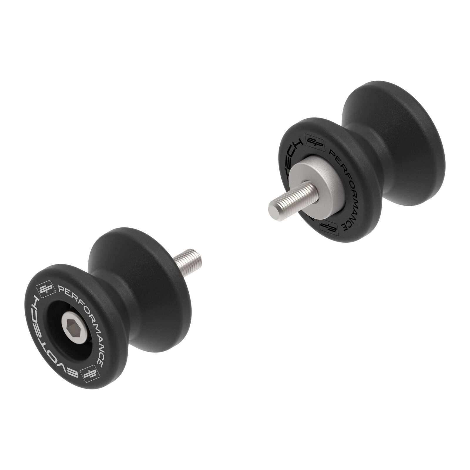 Evotech Paddock Stand Bobbins - Aprilia Tuono V4 M6 (2011-2014) Applies to Aprilia, Yamaha, Benelli. (For the years & models refer to description) Product main image