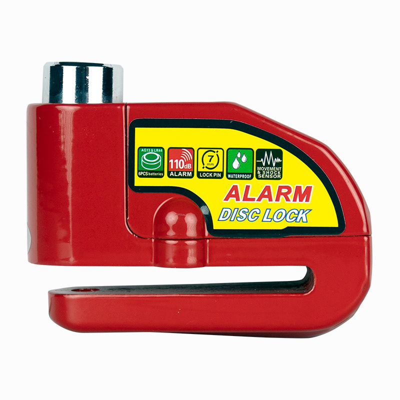 LOK-UP 110DB Alarm Disc Lock Red Product main image