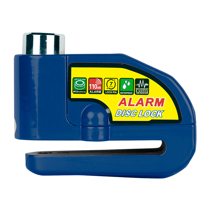 LOK-UP 110DB Alarm Disc Lock Blue Product main image
