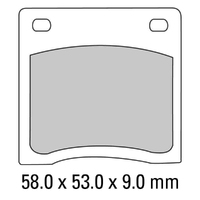 Ferodo Brake Disc Pad Set - FDB151 P Platinum Compound - Non Sinter for Road or Competition