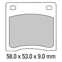 FERODO Brake Disc Pad Set - FDB151 P Platinum Compound - Non Sinter for Road or Competition