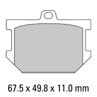 FERODO Brake Disc Pad Set - FDB177 P Platinum Compound - Non Sinter for Road or Competition