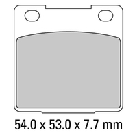 Ferodo Brake Disc Pad Set - FDB183 P Platinum Compound - Non Sinter for Road or Competition