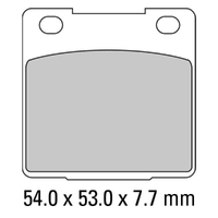 FERODO Brake Disc Pad Set - FDB183 P Platinum Compound - Non Sinter for Road or Competition