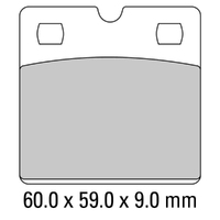 Ferodo Brake Disc Pad Set - FDB204 P Platinum Compound - Non Sinter for Road or Competition