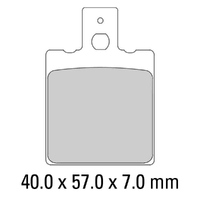 Ferodo Brake Pads - FDB207EF (PK = 2 PADS) Product thumb image 1