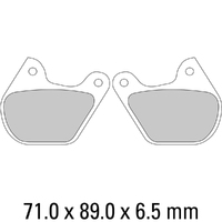 Ferodo Brake Disc Pad Set - FDB334 P Platinum Compound - Non Sinter for Road or Competition