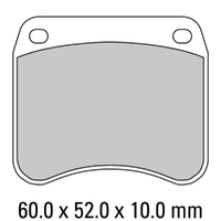 Ferodo Brake Disc Pad Set - FDB342 P Platinum Compound - Non Sinter for Road or Competition