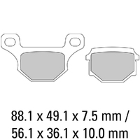 Ferodo Brake Disc Pad Set - FDB384 P Platinum Compound -Non Sinter for Road or Competition Product thumb image 1