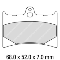 Ferodo Brake Disc Pad Set - FDB498 P Platinum Compound - Non Sinter for Road or Competition Product thumb image 1