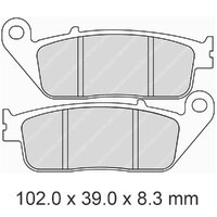 Ferodo Brake Disc Pad Set - FDB570 EF ECO Friction Compound - Non Sinter for Road Product thumb image 1