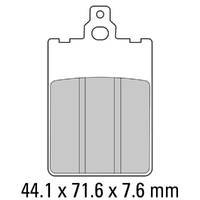 Ferodo Brake Disc Pad Set - FDB698 P Platinum Compound - Non Sinter for Road or Competition Product thumb image 1