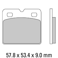 Ferodo Brake Disc Pad Set - FDB736 P Platinum Compound - Non Sinter for Road or Competition Product thumb image 1