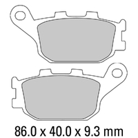 Ferodo Brake Disc Pad Set - FDB754 EF ECO Friction Compound - Non Sinter for Road