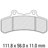 Ferodo Brake Disc Pad Set - FDB847 P Platinum Compound - Non Sinter for Road or Competition