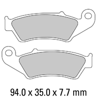 Ferodo Brake Disc Pad Set - FDB892 EF ECO Friction Compound - Non Sintered