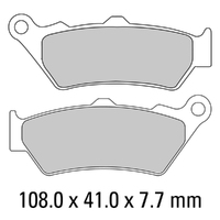 Ferodo Brake Disc Pad Set - FDB2006 EF ECO Friction Compound - Non Sinter for Road Product thumb image 1