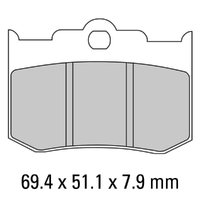 Ferodo Brake Disc Pad Set - FDB2040 P Platinum Compound - Non Sinter for Road or Competition Product thumb image 1