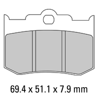 Ferodo Brake Disc Pad Set - FDB2040 P Platinum Compound - Non Sinter for Road or Competition