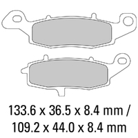Ferodo Brake Disc Pad Set - FDB2049 EF ECO Friction Compound - Non Sinter for Road Product thumb image 1