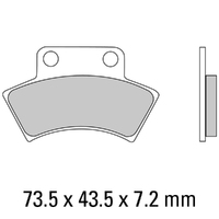 Ferodo Brake Disc Pad Set - FDB2054 SG Sinter Grip SG Compound - Road, Off-Road or Competition Product thumb image 1