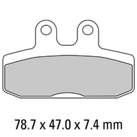 Ferodo Brake Disc Pad Set - FDB2060 P Platinum Compound - Non Sinter for Road or Competition