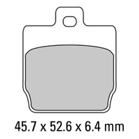 Ferodo Brake Disc Pad Set - FDB2062 AG Argento Compound - Non Sinter for Road Product thumb image 1