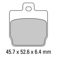 Ferodo Brake Disc Pad Set - FDB2062 AG Argento Compound - Non Sinter for Road