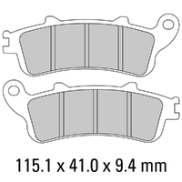 Ferodo Brake Disc Pad Set - FDB2075 EF ECO Friction Compound - Non Sinter for Road