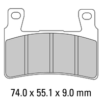 Ferodo Brake Disc Pad Set - FDB2079 P Platinum Compound - Non Sinter for Road or Competition Product thumb image 1