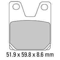 Ferodo Brake Disc Pad Set - FDB2084 P Platinum Compound - Non Sinter for Road or Competition