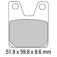 Ferodo Brake Disc Pad Set - FDB2084 P Platinum Compound - Non Sinter for Road or Competition