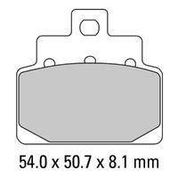 Ferodo Brake Disc Pad Set - FDB2095 AG Argento Compound - Non Sinter for Road