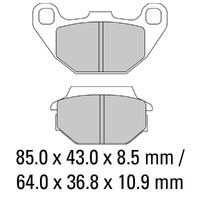 Ferodo Brake Disc Pad Set - FDB2096 EF ECO Friction Compound - Non Sinter for Road Product thumb image 1