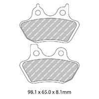 Ferodo Brake Disc Pad Set - FDB2097 P Platinum Compound - Non Sinter for Road or Competition