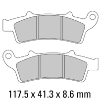 Ferodo Brake Disc Pad Set - FDB2105 EF ECO Friction Compound - Non Sinter for Road Product thumb image 1