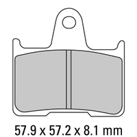 Ferodo Brake Disc Pad Set - FDB2111 P Platinum Compound - Non Sinter for Road or Competition