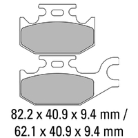 Ferodo Brake Disc Pad Set - FDB2148 EF ECO Friction Compound - Non Sinter for Road Product thumb image 1